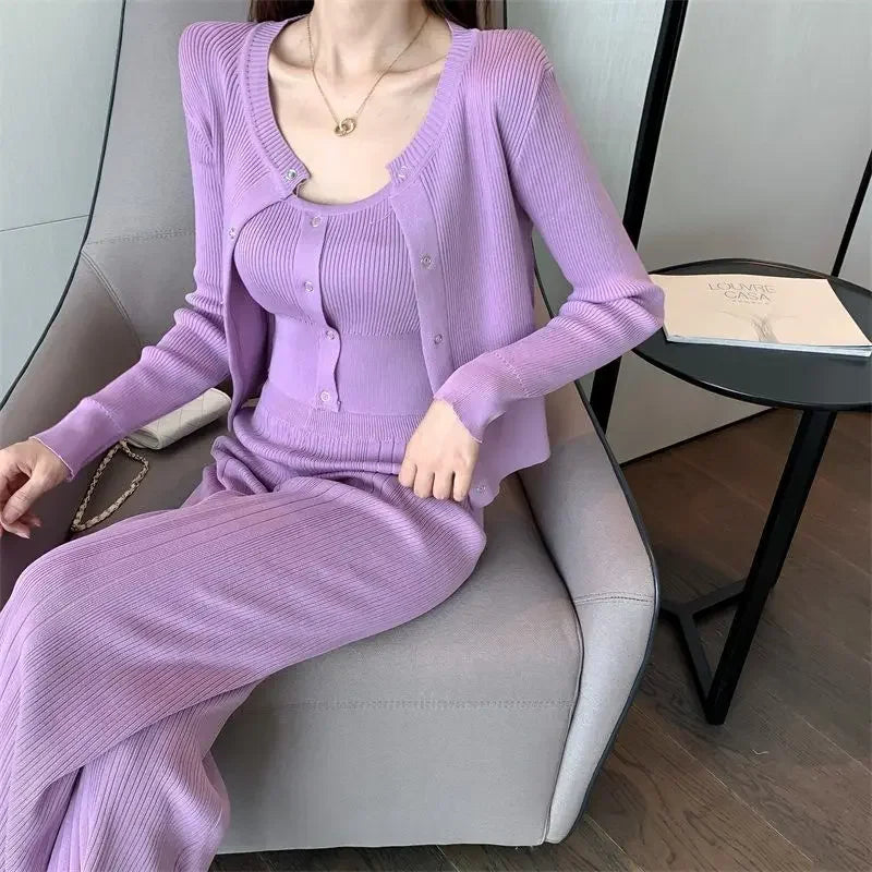 "Chic Comfort: Elevate Your Style with 3-Piece Top and Inner Wear Set" "Versatile Layers: Perfectly Pairs with Pants for Effortless Outfits"