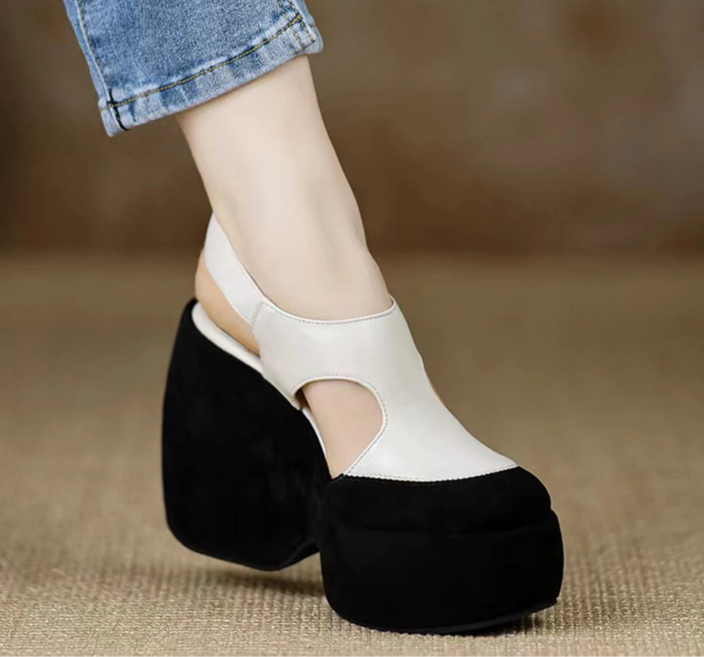 "Luxury Platform Women Sandals - High Thick Bottom Casual Summer Shoes"