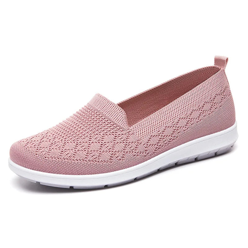 "Women's Summer Casual Breathable Flat-Soled Soft-Sole Mother Shoes"