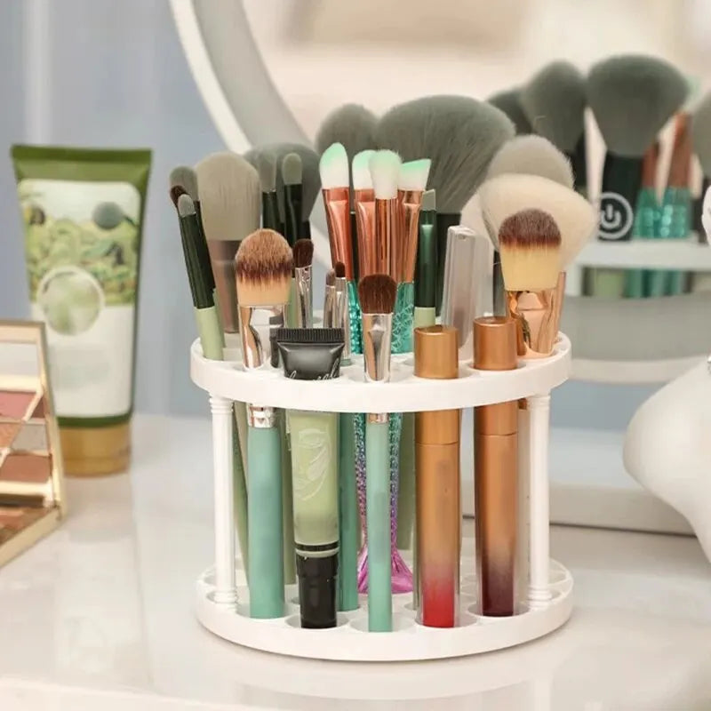 Makeup Brush Storage Rack Desktop Cosmetics Storage Rack Lipstick Makeup Brush Storage Dressing Table Sorting Storage Box