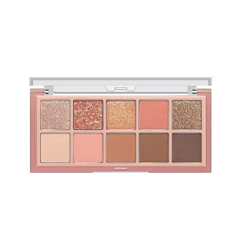 Makeup Ten Color Comprehensive Palette Eyeshadow Blush Contouring Highlights Earth Color Matte