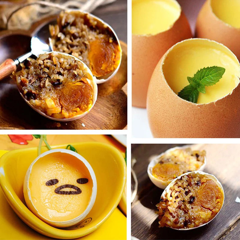 Egg Scissors Kitchen Gadgets Stainless Steel Egg Topper Cutter Metal Boiled Raw Egg Opener Creative Kitchen Accessories