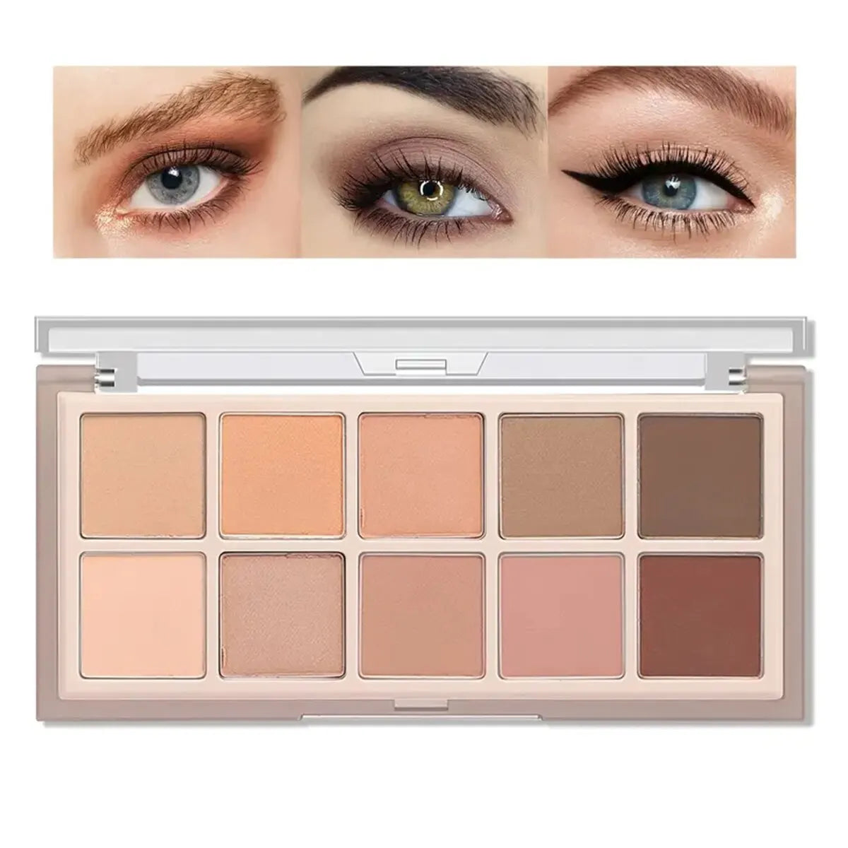 Makeup Ten Color Comprehensive Palette Eyeshadow Blush Contouring Highlights Earth Color Matte