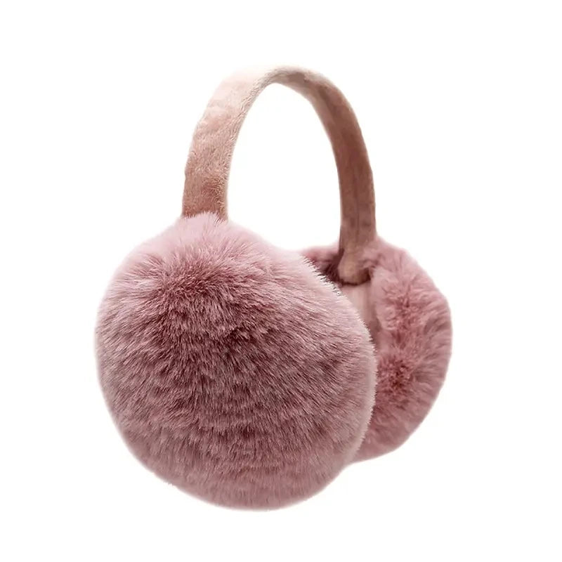 Solid Soft Plush Ear Keep Warmer Winter Earmuffs for Women Men Fashion Outdoor Earflap Protection Ear-Muffs Ear Cover