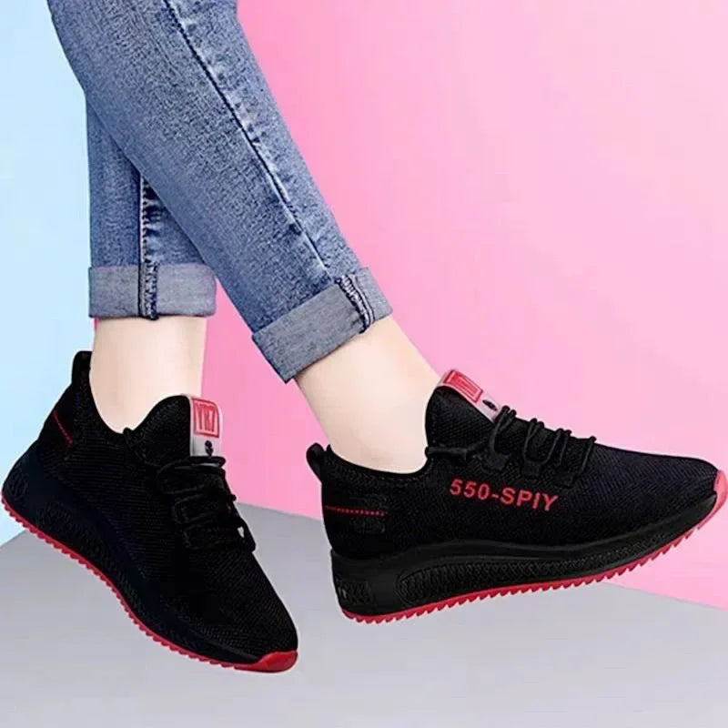 "Women's Casual Slip-On Sneakers - Lightweight Non-Slip Summer Walking & Tennis Shoes"